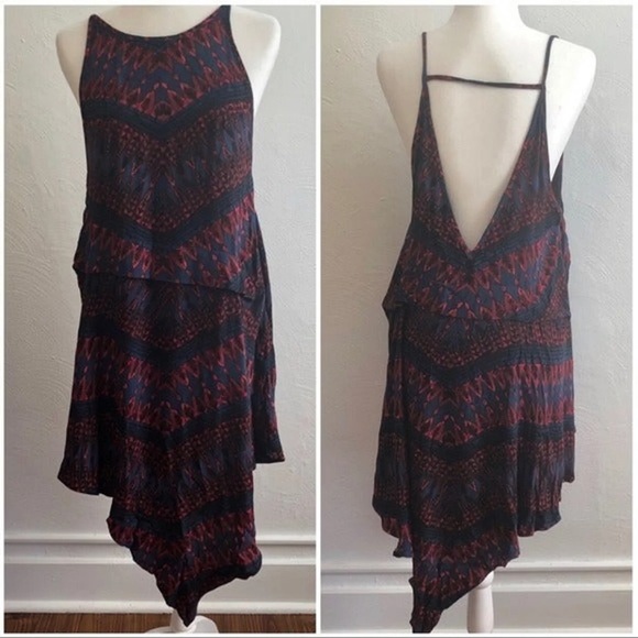 Free People Dresses & Skirts - Free People Asymmetrical Open Back Dress (SM)